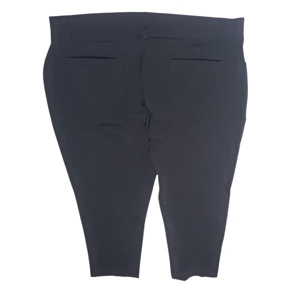 JM Collection Black Pants Sz 12P Curvy Straight Leg Tummy Control Careerwear - Picture 5 of 10